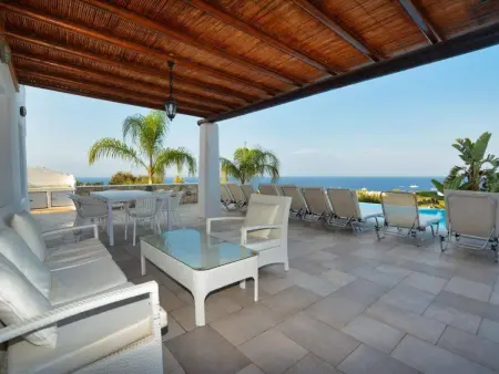 Villa 5 chambres Protaras avec piscine infinity et vue mer : photo 22