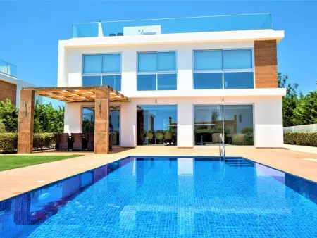 Location maison à Peyia, Luxuriöse Villa mit privatem Pool und Whirlpool