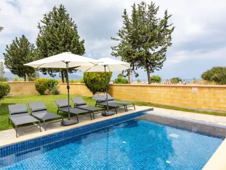 Villa 3 chambres avec piscine privée face à la plage à Polis Chrysochous : photo 3