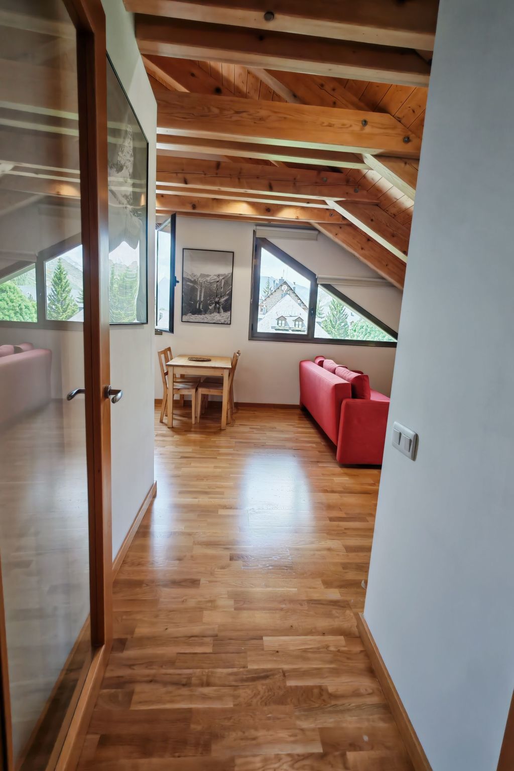 Appartement mansardé à Taüll, cheminée et parking privé - Photo 6