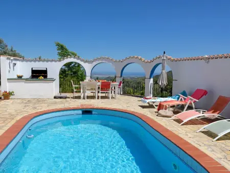 Location maison à Comares, Finca Brisas mit Blick auf das Wasser