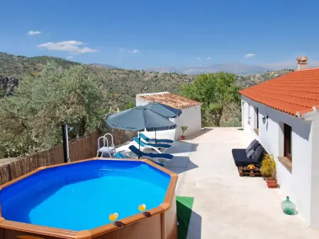Location maison à Comares, Finca Casa Maria mit Bergblick
