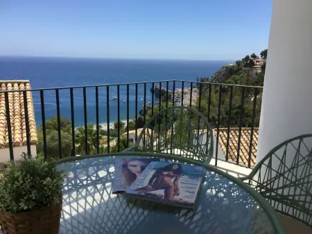 Location maison à Almuñécar, Villa Dar el Marsa mit Meerblick