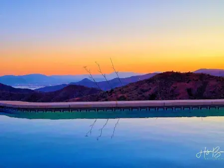 Villa Axarquia à Moclinejo, vue mer et piscine chauffée - Photo 21