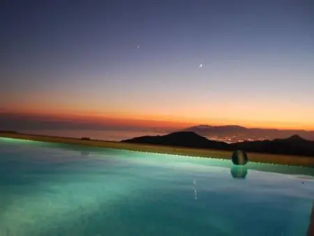 Villa Axarquia à Moclinejo, vue mer et piscine chauffée - Photo 26