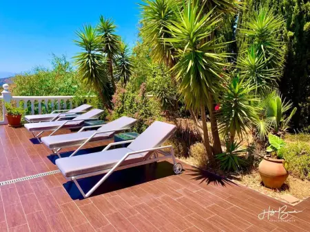 Villa Axarquia à Moclinejo, vue mer et piscine chauffée - Photo 48