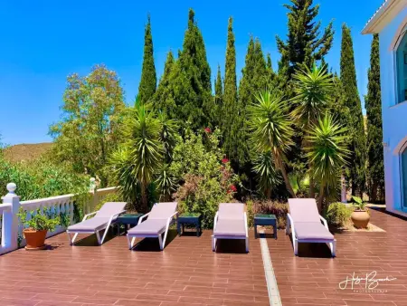 Villa Axarquia à Moclinejo, vue mer et piscine chauffée - Photo 49