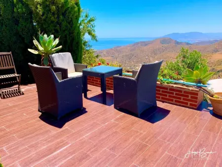 Villa Axarquia à Moclinejo, vue mer et piscine chauffée - Photo 52