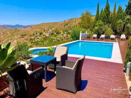Villa Axarquia à Moclinejo, vue mer et piscine chauffée - Photo 53