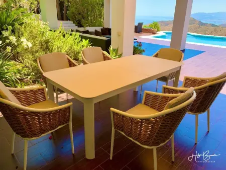 Villa Axarquia à Moclinejo, vue mer et piscine chauffée - Photo 55