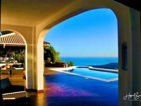 Villa Axarquia à Moclinejo, vue mer et piscine chauffée - Photo 58