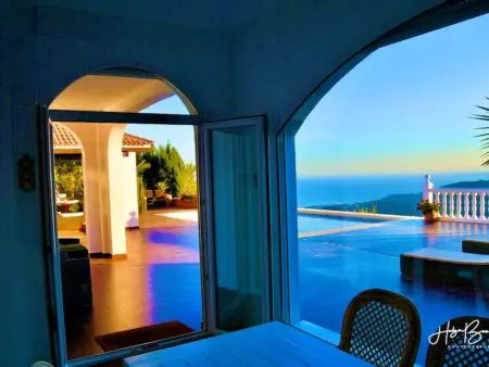 Villa Axarquia à Moclinejo, vue mer et piscine chauffée - Photo 70