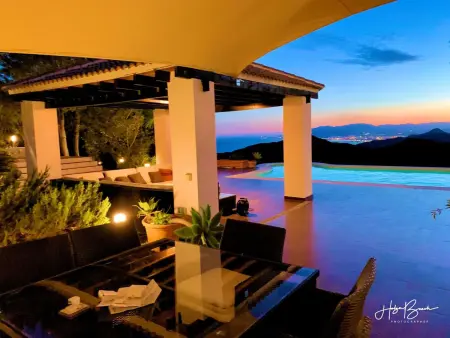 Villa Axarquia à Moclinejo, vue mer et piscine chauffée - Photo 90