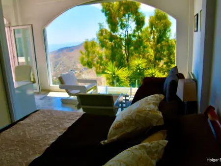 Villa Axarquia à Moclinejo, vue mer et piscine chauffée - Photo 96