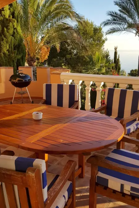 Villa 8 pers. vue mer à Mijas Costa, piscine chauffée : photo 22