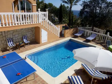 Villa 8 pers. vue mer à Mijas Costa, piscine chauffée : photo 26