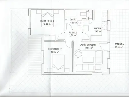 Appartement 4 pers. terrasse 30 m², 300 m plages : photo 28