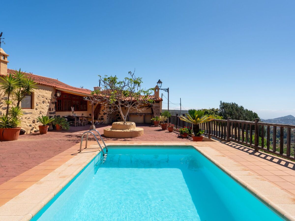 Maison canarie 19e siècle avec piscine à Vega de San Mateo - Photo 4