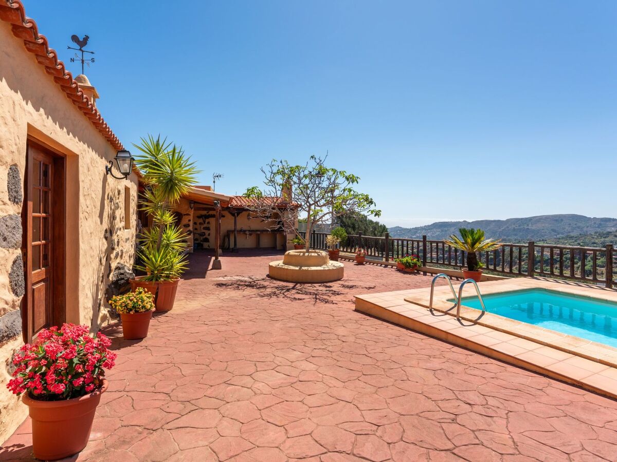 Maison canarie 19e siècle avec piscine à Vega de San Mateo - Photo 5