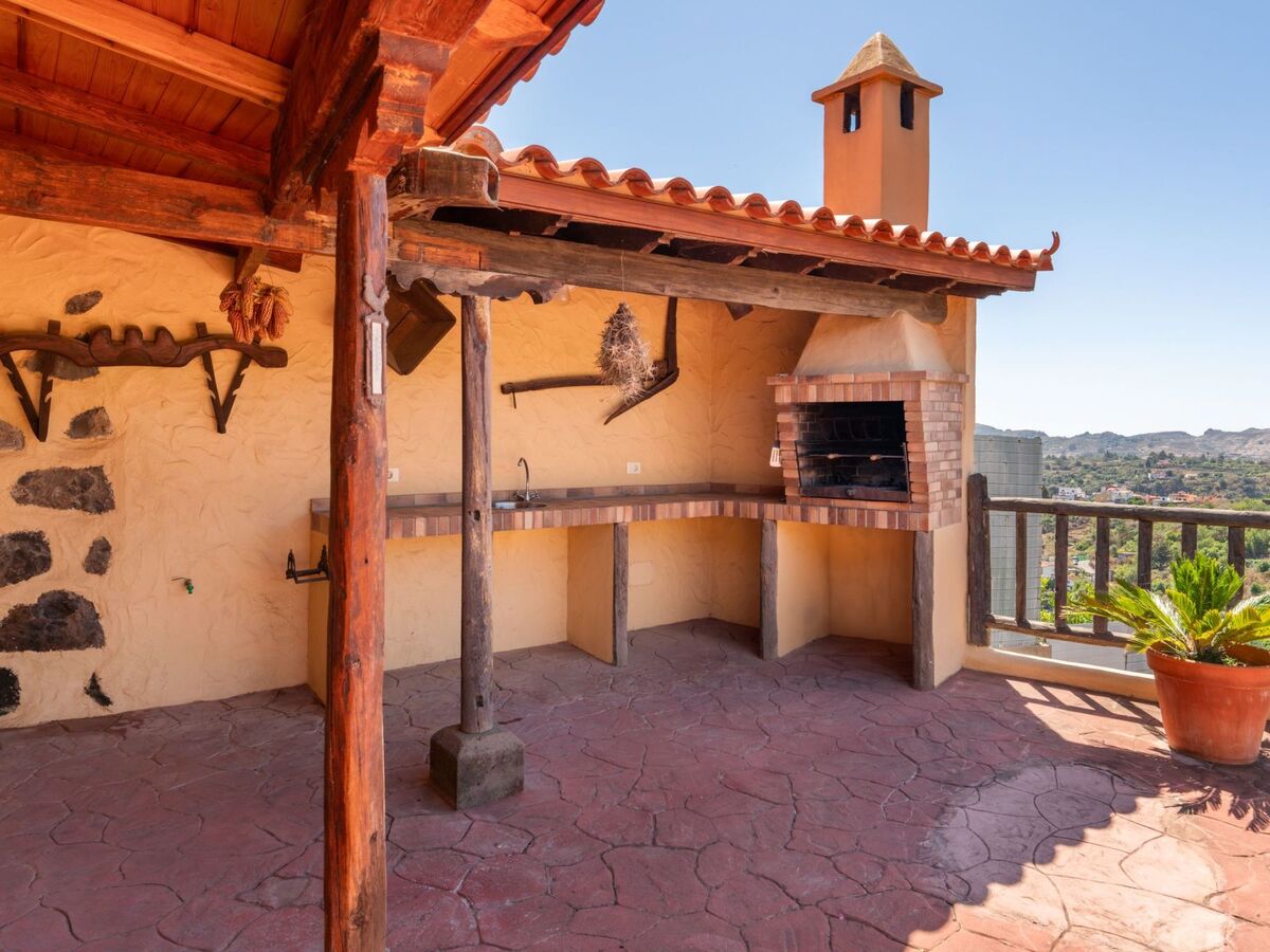 Maison canarie 19e siècle avec piscine à Vega de San Mateo - Photo 9
