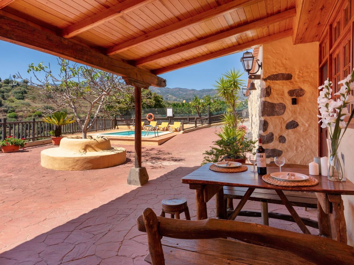 Maison canarie 19e siècle avec piscine à Vega de San Mateo - Photo 12