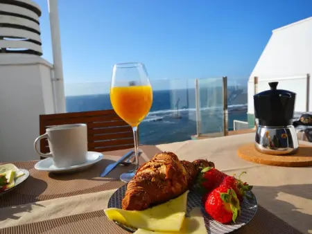 Penthouse vue mer en dernier étage, promenade Las Canteras : photo 9