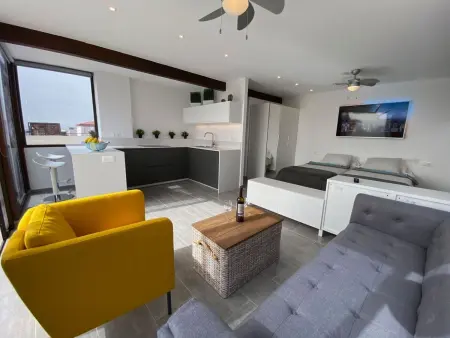 Location appartement à La Oliva, Cotillo Sunshine Penthouse mit Meerblick