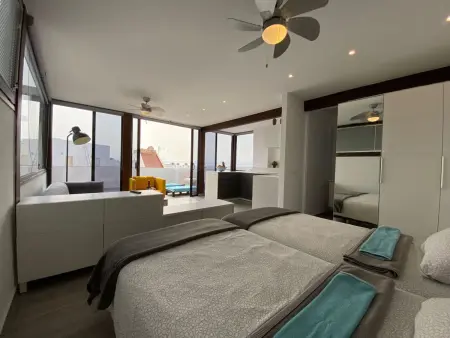 Penthouse El Cotillo vue mer, 34m², terrasse privée : photo 4