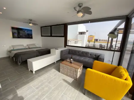 Penthouse El Cotillo vue mer, 34m², terrasse privée : photo 5