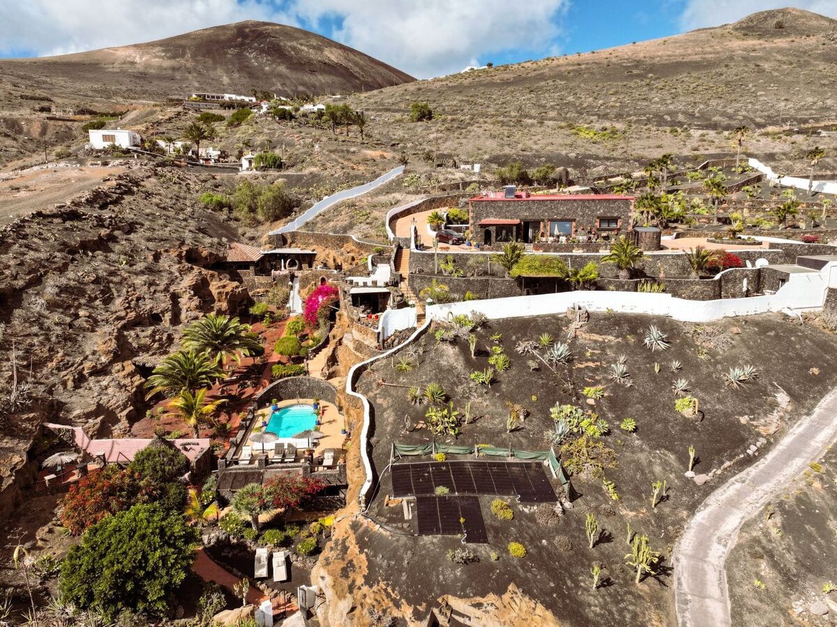 Maison troglodyte à La Asomada – piscine chauffée vue mer - Photo 7