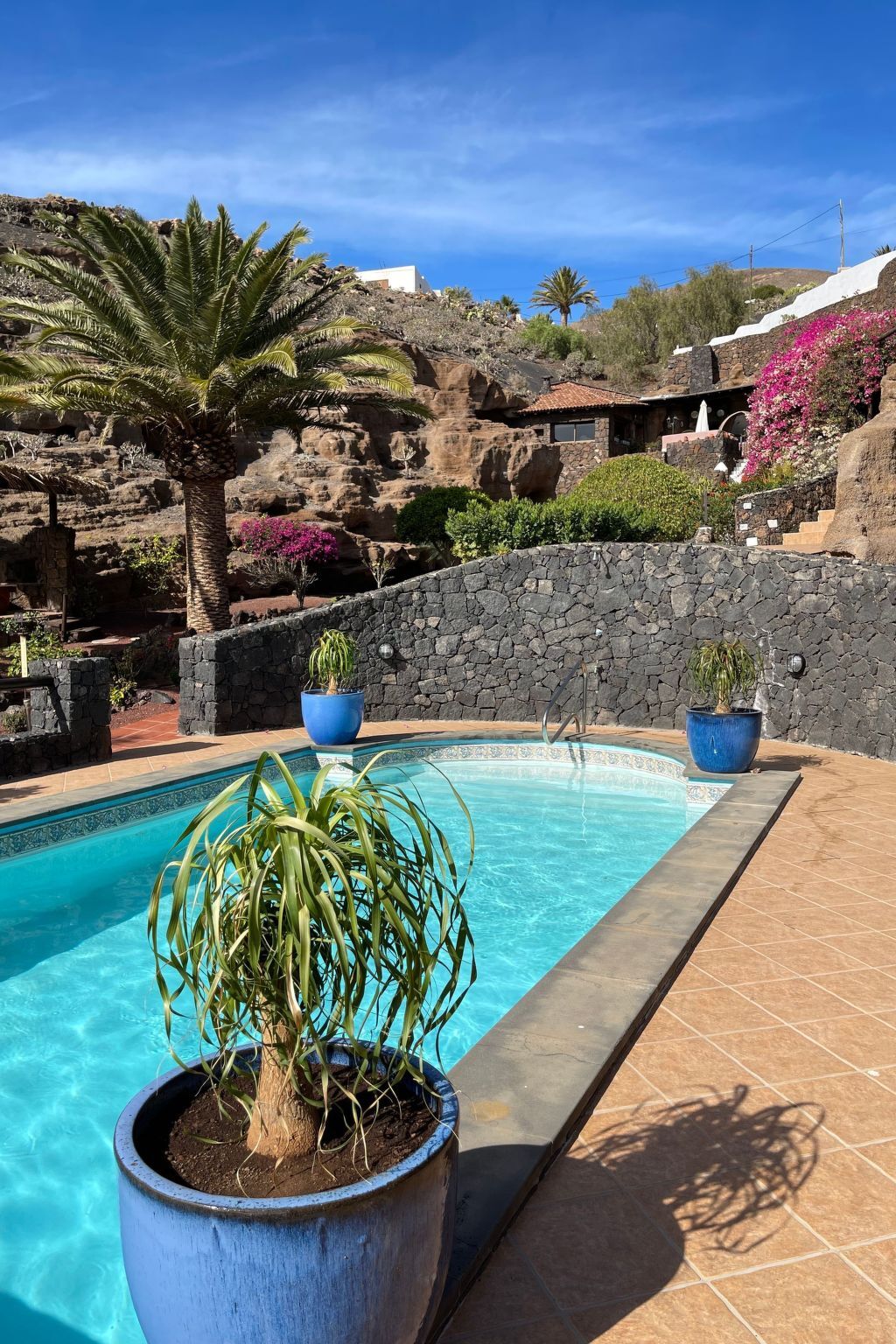 Maison troglodyte à La Asomada – piscine chauffée vue mer - Photo 14