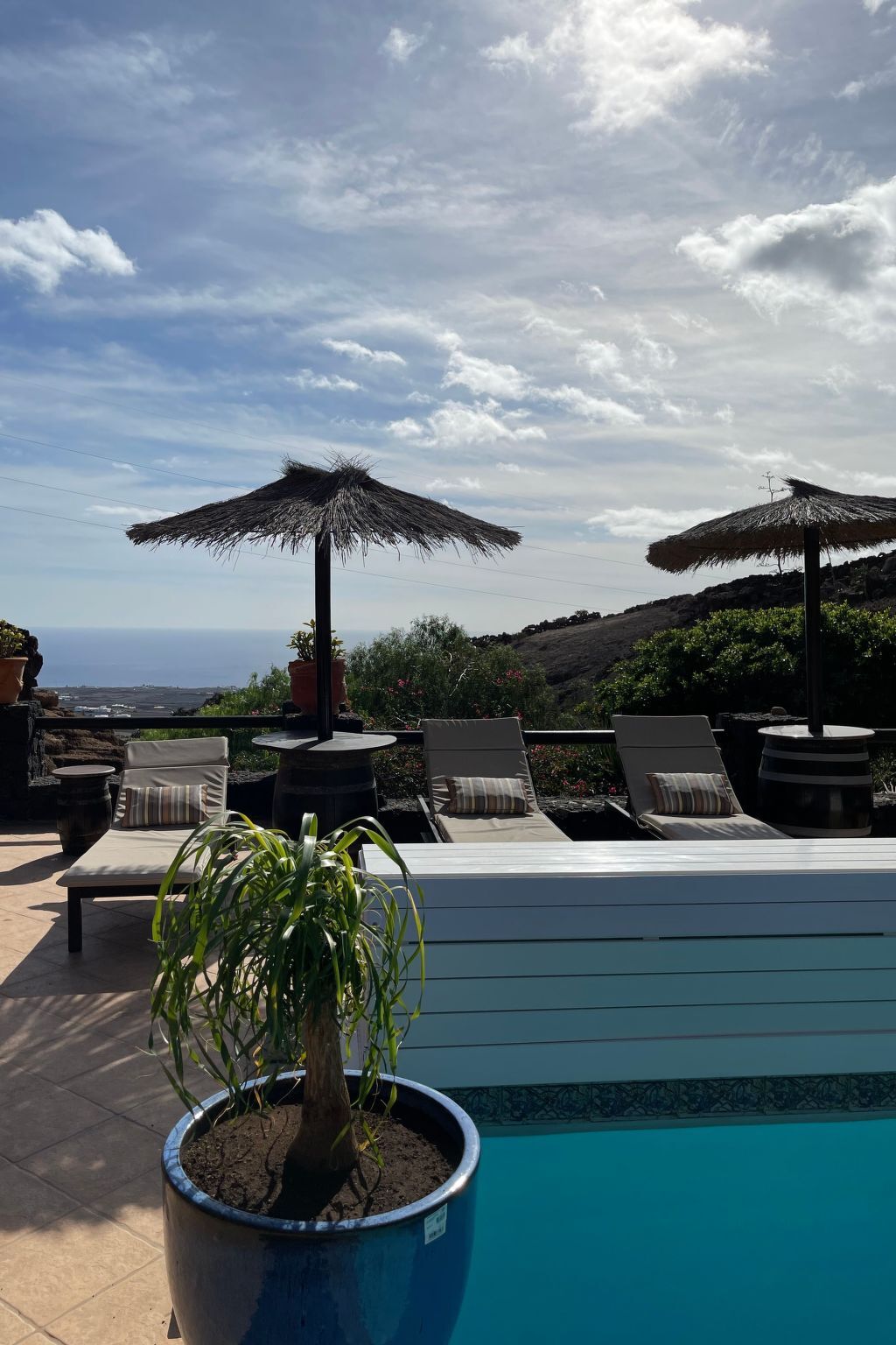 Maison troglodyte à La Asomada – piscine chauffée vue mer - Photo 15