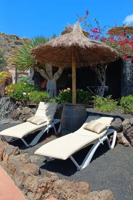 Maison troglodyte à La Asomada – piscine chauffée vue mer