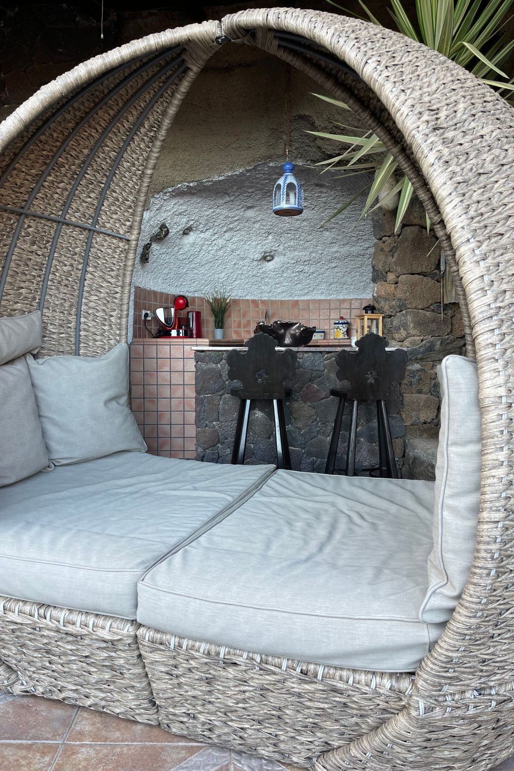Maison-grotte volcanique à Lanzarote, piscine chauffée vue mer - Photo 41