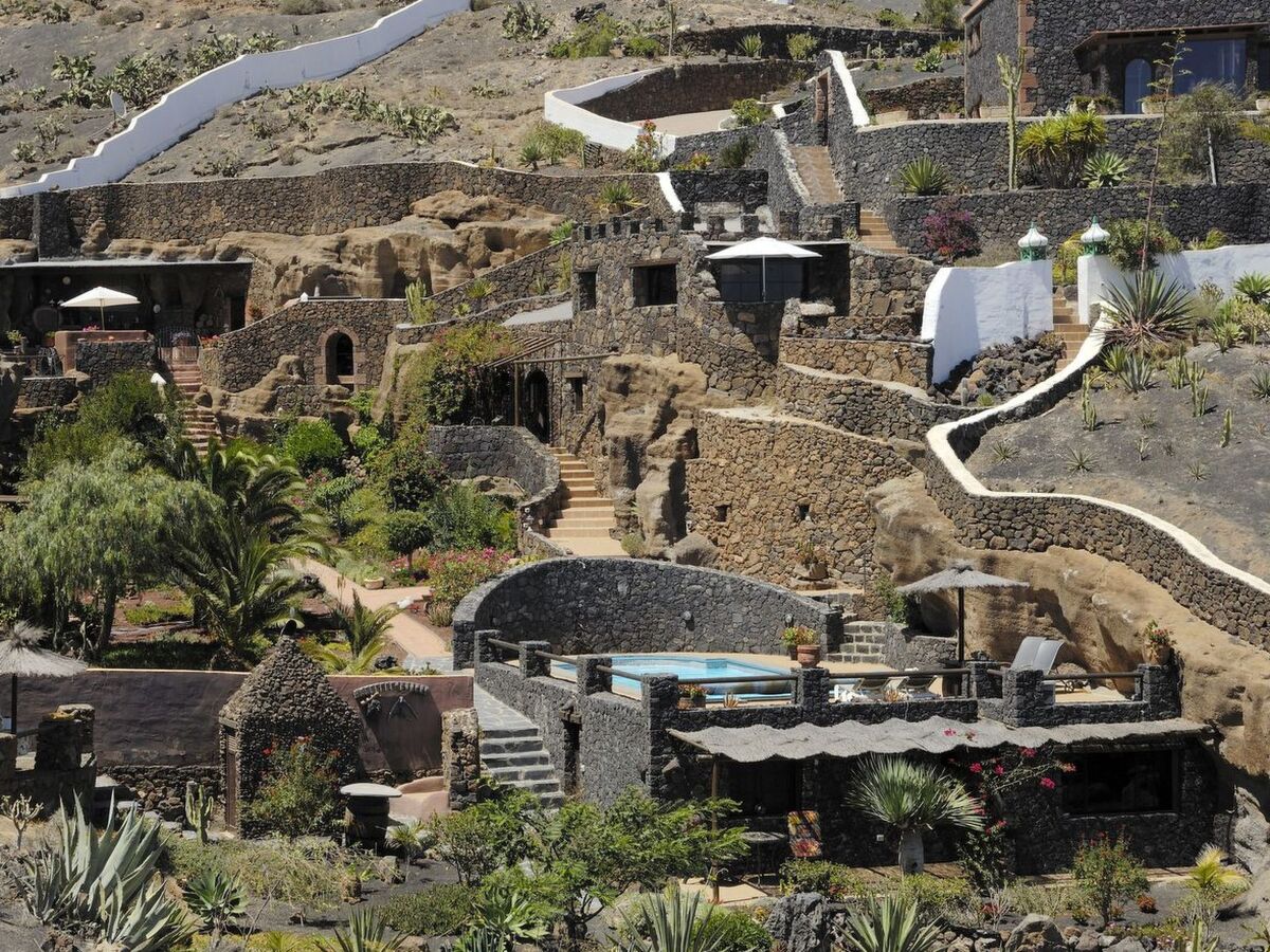 Maison-grotte volcanique à Lanzarote, piscine chauffée vue mer - Photo 81