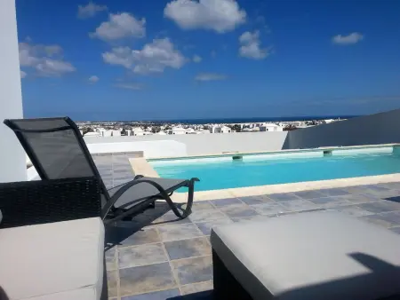 Maison Playa Blanca avec piscine, jacuzzi et vue océan : photo 2