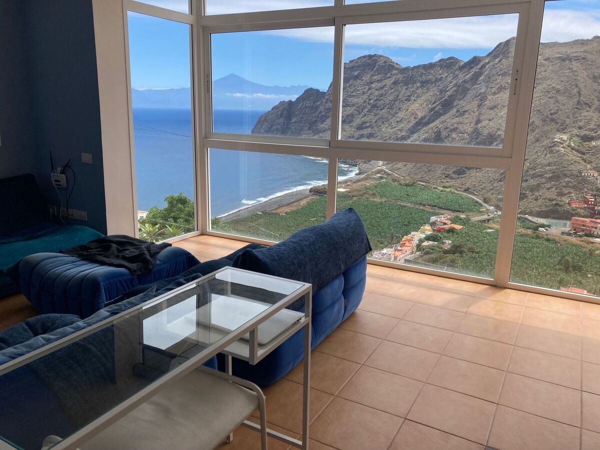 Casa Julietta à Hermigua : maison vue mer et Teide - Photo 1