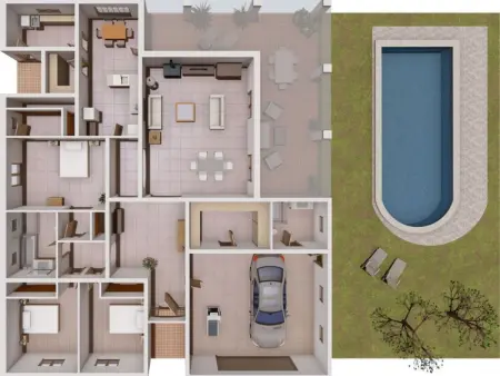 Finca Alegria – Maison 6 pers., piscine d'eau salée : photo 32