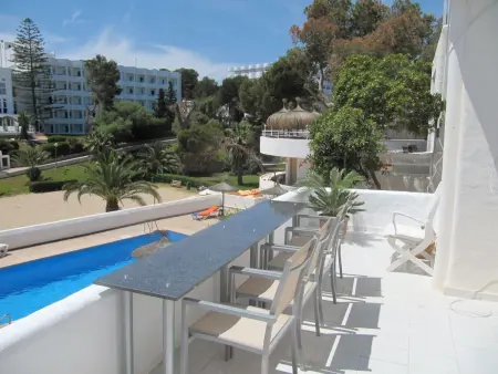 Location appartement à Cala d'Or, Wohnung in Cala Dor mit gemeinsamem Pool, Terrasse und Garten