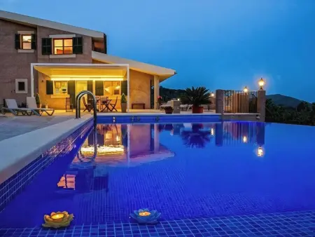 Finca à Son Gall Vell : piscine, jacuzzi et vue mer par beau temps : photo 3