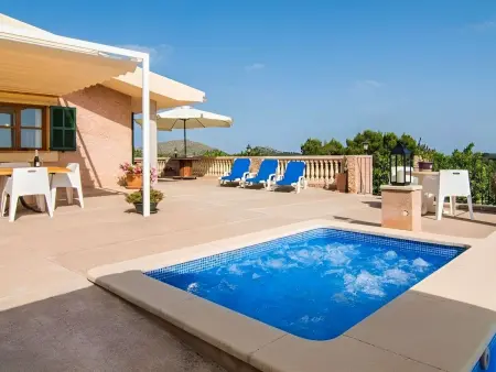 Finca à Son Gall Vell : piscine, jacuzzi et vue mer par beau temps : photo 7