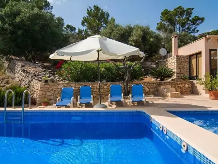 Finca à Son Gall Vell : piscine, jacuzzi et vue mer par beau temps : photo 12