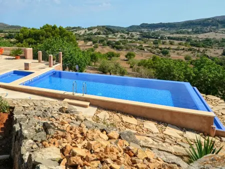 Finca à Son Gall Vell : piscine, jacuzzi et vue mer par beau temps : photo 16