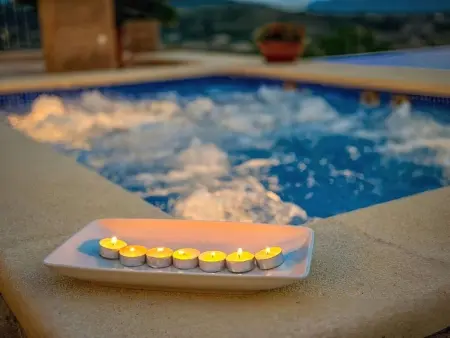 Finca à Son Gall Vell : piscine, jacuzzi et vue mer par beau temps : photo 32