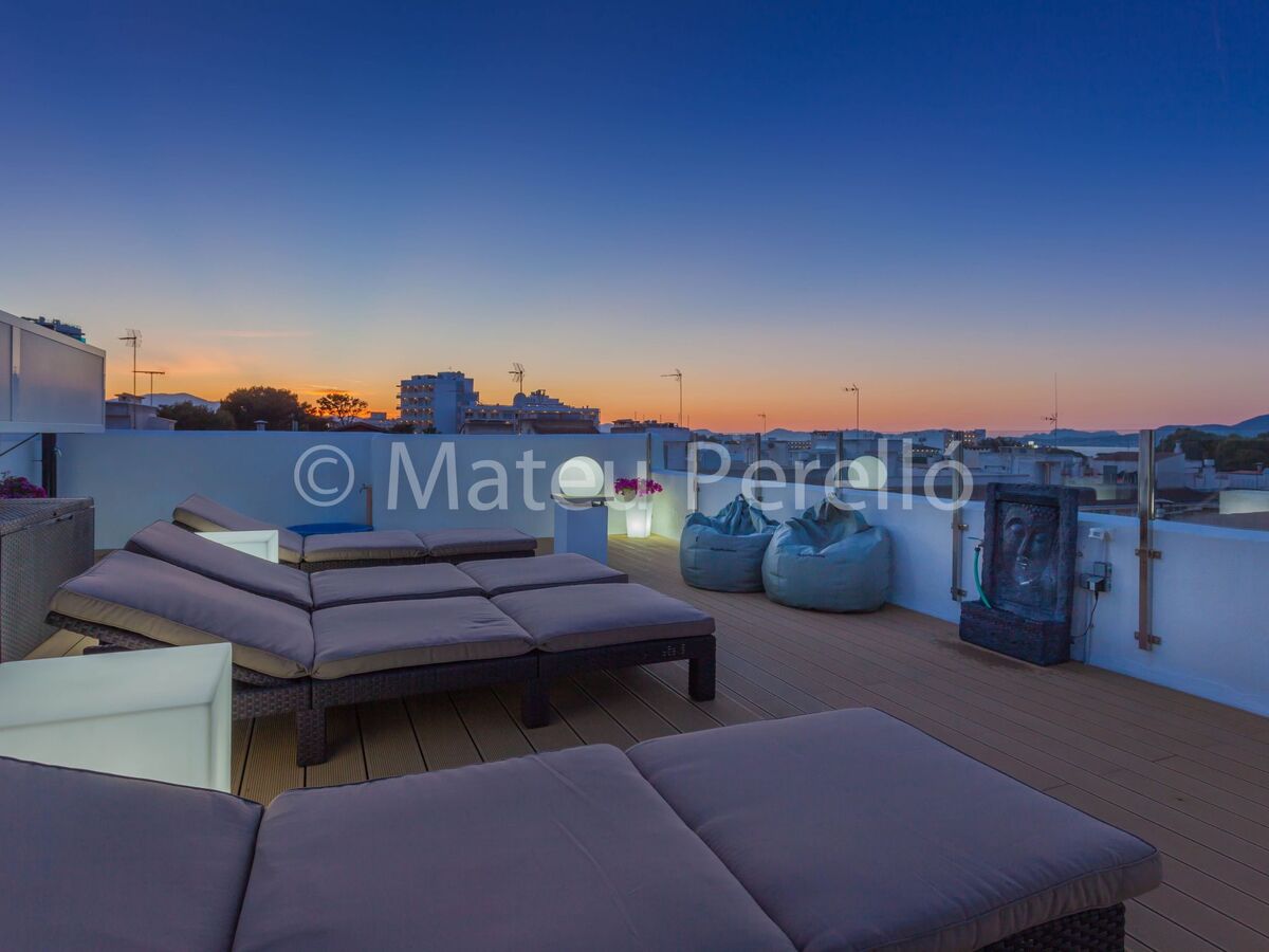 Appartement 5 pers. Can Picafort, terrasse commune avec BBQ - Photo 13