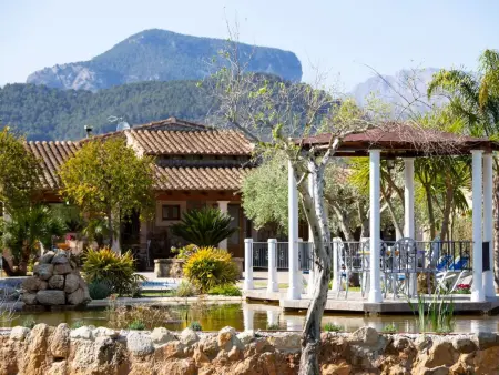 Location maison à Binissalem, Finca mit Tennisplatz und Schwimmbad