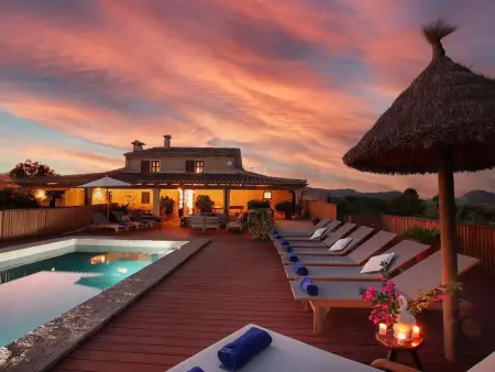 Location maison à Alcúdia, Große Villa auf dem Lande in der Nähe von Pollensa.