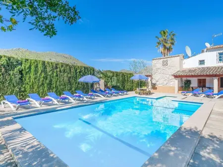 Location maison à Pollença, Villa mit 6 Schlafzimmern in Gehweite zu Port Pollensa