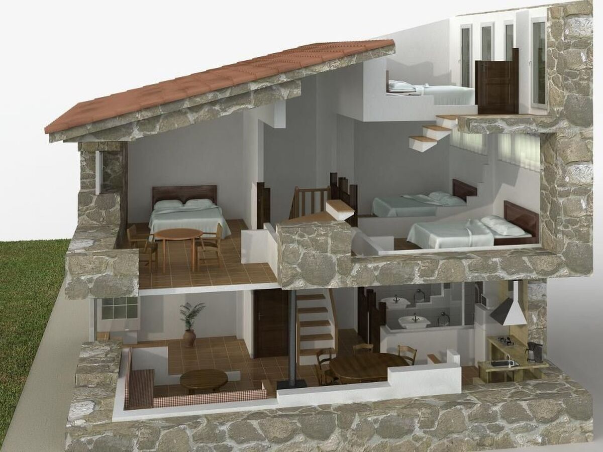 Appartement Cerdeira – Riveira Sacra, terrasse vue vallée et montagne - Photo 21