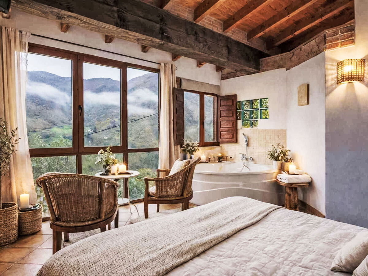Appartement rural à Las Ventas, jacuzzi et vue montagne - Photo 4